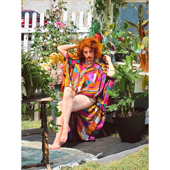 1970s Ruth Norman for Neiman Marcus Caftan! - Picture 12 of 16